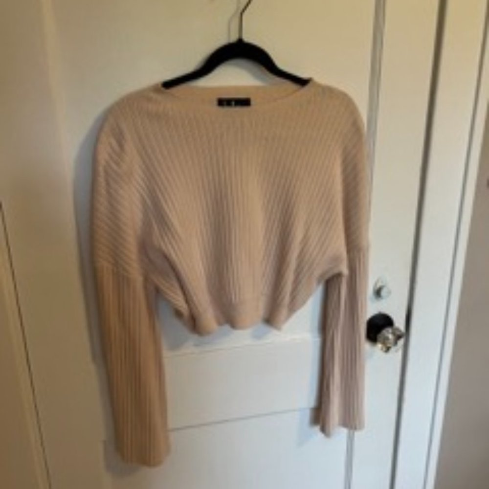 Lulu's Sweater Cream/Light Tan - Size Medium